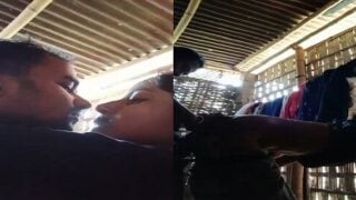 Assamese Sex Lovers Standing Doggy Fuck Home